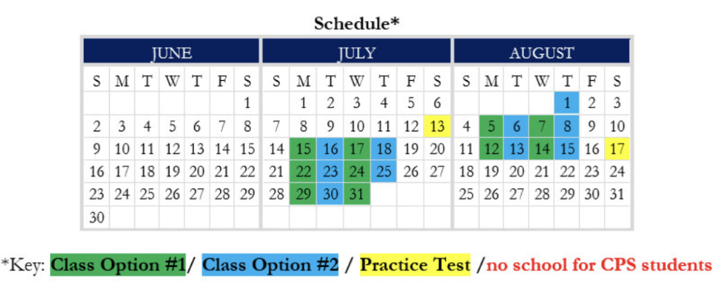 Academic Approach Tutoring and Test Prep | A calendar with numbers and a few days of work.